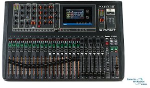Mesa de som Digital Soundcraft SI Impact 32 Canais com Gravação Multipista