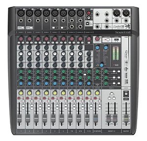 Mesa de som Soundcraft Signature 12 MTK com Gravação Multipista
