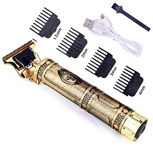 Barbeador Buda Maquina Para Barba Cabelo Profissional USB Recarregável - 80704-2