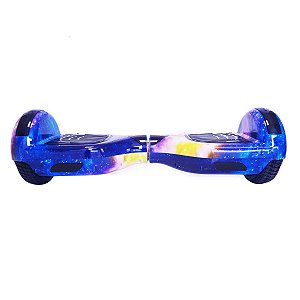 Hoverboard Skate Elétrico com Bluetooth e Roda de 6.5" Polegadas Galáxia - 82446