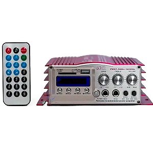 Mini Modulo Amplificador Karaoke 400 W C/ Bluetooth Usb 308