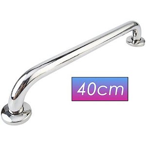Barra Alça De Apoio 40cm para Banheiro em Alumínio Reforçado - 82940-4
