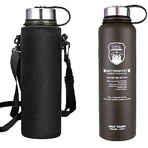 Garrafa Travel 1,500ml aço Verde 304 Infusor Bolsa de Transporte - 82181-1