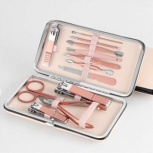 Conjunto de Manicure Profissional Portátil Kit Pé Mão Unhas