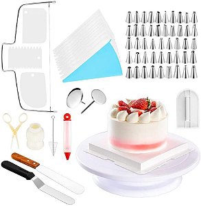 Kit de Confeiteiro com Acessórios Para Bolos e Cupcakes