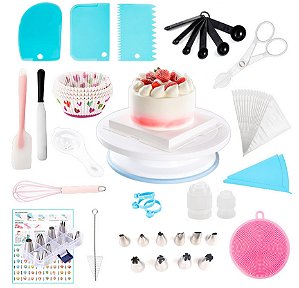 Kit de Confeiteiro Completo Profissional 150 Peças