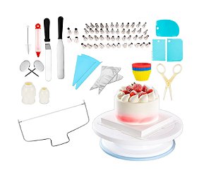 Kit De Confeitaria Completo Bicos De Confeitar 106 Peças