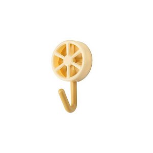 Kit 10 Ganchos Adesivos para Parede Decorativo Adesivo Amarelo