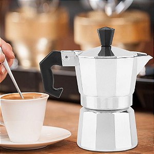 Cafeteira Italiana Manual Café 3 Xicaras Rápido E Prático