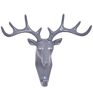 Gancho de Parede Alce para Chave Cabide Bolsa Decorativo