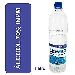 Álcool Liquido 70% 1 litro - Super Promoção