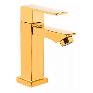 Torneira de Lavabo/Banheiro Luxo Metal 1/2 Dourado- 83231