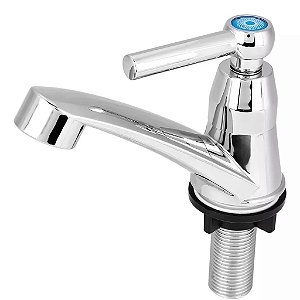 Torneira Lavabo Banheiro Abs Cromada 1/4 Volta - 83233