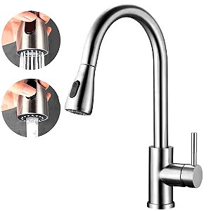 Torneira P/ Cozinha Gourmet Monocomando C/ Spray - 81569