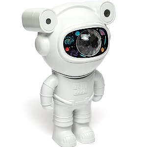 Astronauta Projetor Galáxia Nebulosa Estrelada C/ Caixa de Som Bluetooth - 82615