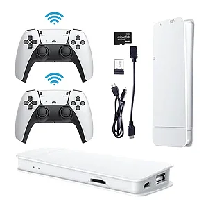 Console GameStick M15 PLUS 4K Com mais de 20.000 Jogos Clássicos 2 Controles S/ Fio - 82178
