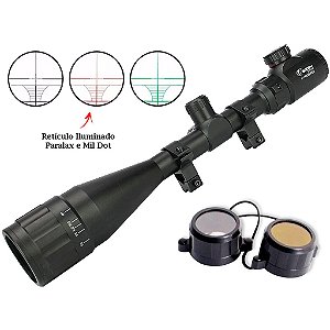 Luneta Paralax 6-24x50 Original Ret. Luminoso Trilho 11mm - 82573