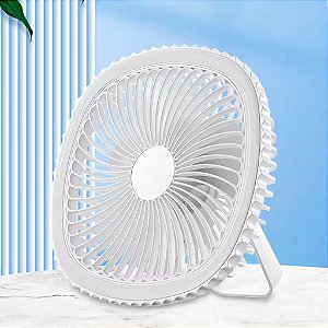 Ventilador Portátil USB C/ Climatizado Luz LED Branco - 81917