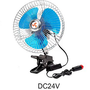 Ventilador Automotivo para Carro Van Trailer 24v 6" - 82252