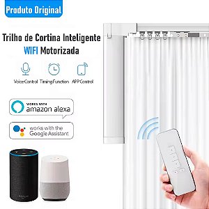 Suporte Inteligente Motorizado P/ Persianas Cortinas Até 4.2m Com Wifi Alexa Google - 80000