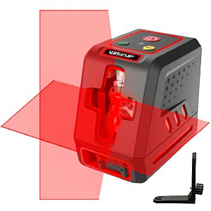 Nível Laser Auto-nivelamento 2 Linhas Vermelho Wiseup - 83244