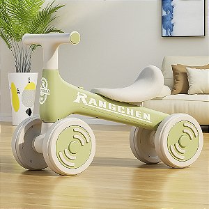 Bicicleta de Equilíbrio Infantil 4 Rodas Verde - 84351