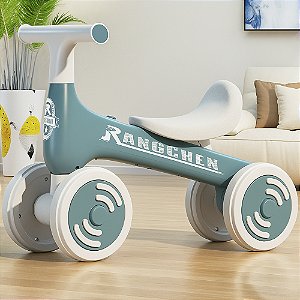 Bicicleta de Equilíbrio Infantil 4 Rodas Azul - 84351