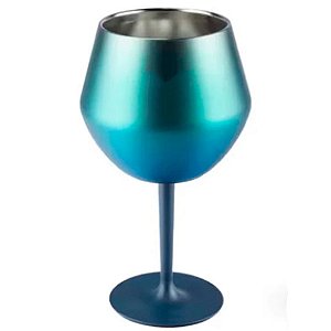 Copo Taça Térmico Inox 410ml Gin Vinho Drink Suco Verde - 81355