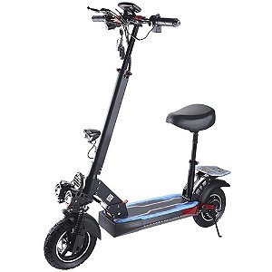 Patinete Elétrico Scooter 500w com Assento Farol e LEDs - 81415