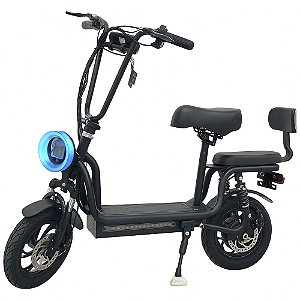 Patinete Bike Elétrica 800w C/ Assento Duplo Autonomia de 45km e 150Kg - 81418
