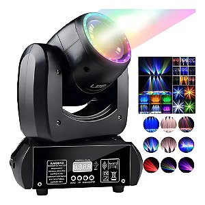 Moving Beam 200w Slim Disco Olho Anjo Luz Dmx512 Rgb - 81925
