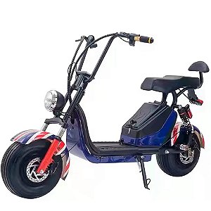 Moto Elétrica Scooter Adulto Urban 1000w 32km/h Inglaterra Azul - 81902