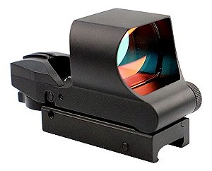 Mira Holografica Red Dot Trilho 22mm C/ Ajuste E Bateria - 82007
