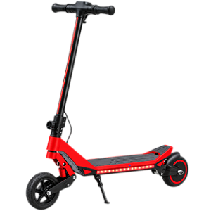 Patinete Elétrico Infantil 200W Com Suspensão 6,5 Dobrável Vermelho - 82924