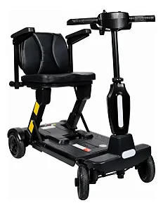 Scooter Motorizada 120kg Cadeira Elétrica Dobrável Idoso Preto - 82976