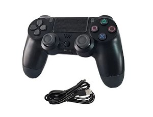 Controle Sem Fio Compativel Com Ps4 Pc Celular Preto - 82905