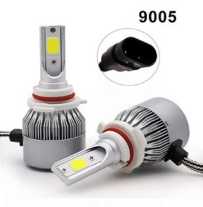 Conjunto 2 Lâmpadas Led para Farol 9005 - 36w Led Super Branco Frio 6000k - 82054
