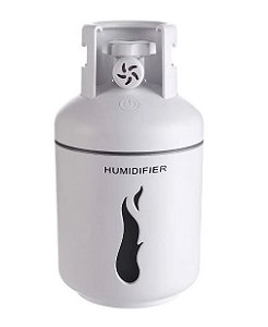 Umidificador De Ar Ultra-sônico Portátil - Tanque De Gás com Usb - Branco - 82783-1