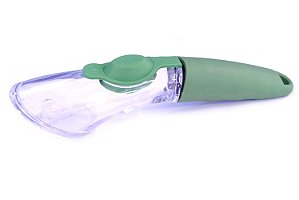 Escova de Limpeza com Dispenser e 04 Esponjas Diferentes - Verde - 82319-1