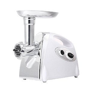 Moedor Elétrico De Carne Linguiça 2800 Watts 110v Completo Branco - 82910