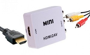Mini Adaptador Conversor De Hdmi para Rca Compatível com Xbox e Ps3 - 81789