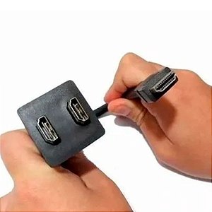 Cabo Divisor Hdmi 1 Entrada 2 Saídas Splitter com Conector Gold - 81653