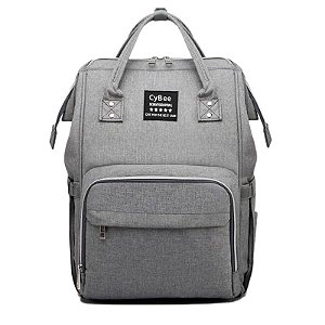 Bolsa de Bebê Maternidade com Compartimento Térmico - Cinza - 83095