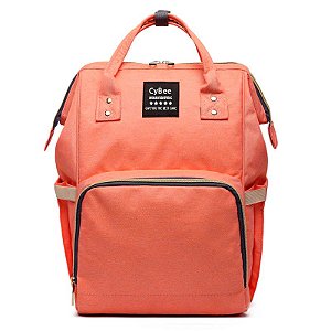 Bolsa de Bebê Maternidade com Compartimento Térmico - Salmão - 83095