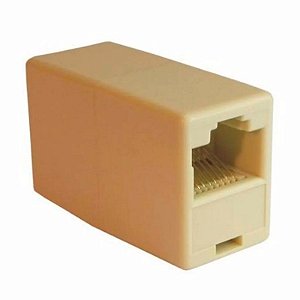 Emenda Rj45 Fêmea x Fêmea para Cabo de Rede Utp Pc - 81416