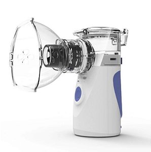 Inalador Nebulizer Mesh Ultra Portátil Mini Recarregável - Azul - 83085