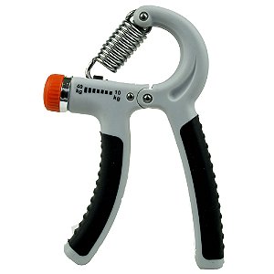 Hand Grip Ajustável 10 a 40kg Fortalece Mão e Antebraço - Cinza - 82232-1
