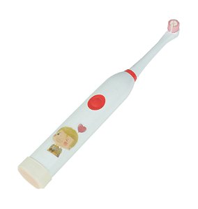 Escova Elétrica Infantil Recarregável Usb Dental Rotação - Rosa - 82756