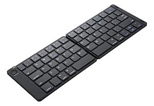 Mini Teclado Dobrável Bluetooth Sem Fio Slim Usb Smartphone - Preto - 83028