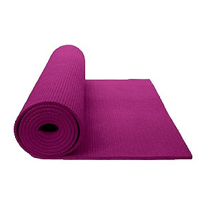Tapete Yoga Mat Antiderrapante 4mm Rosa - 82674-6